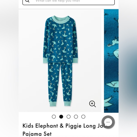 *NWT* organic* Elephant and Piggie Pajama Set - Picture 1 of 7